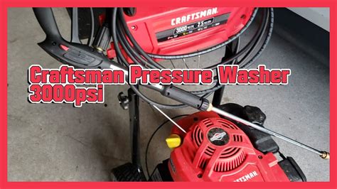 craftsman 3000 psi pressure washer owner's manual|craftsman 3000i user manual.